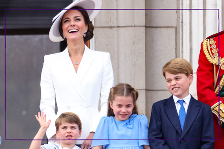 Kate Middleton with Prince George, Princess Charlotte, and Prince Louis