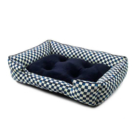 Royal Check Lulu Pet Bed - Large l Was $248, Now $173.60, at MacKenzie-Childs
