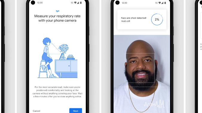 Google Fit Heart and Respiratory tracker