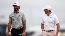 Max Homa and Rory McIlroy at The Open