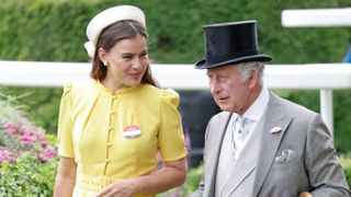 Sophie Winkleman and King Charles III attend day five of Royal Ascot 2023 at Ascot Racecourse on June 24, 2023