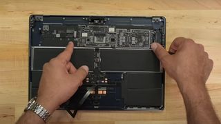 iFixit's 15-inch MacBook Air teardown.