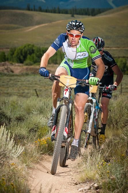 Greg Krause, Alpha, riding the single track for a top 10.