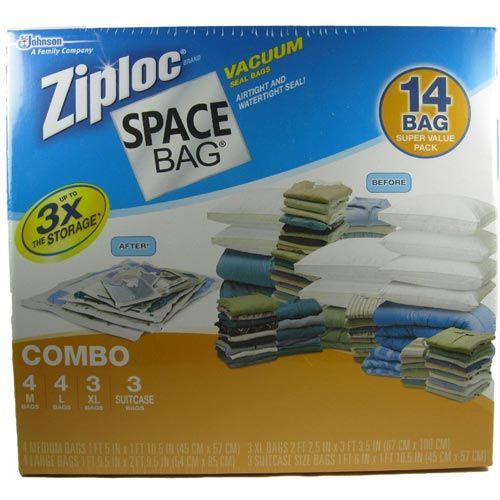 Ziploc Space Bag 14 Bag Super Value Pack Review Pros, Cons and