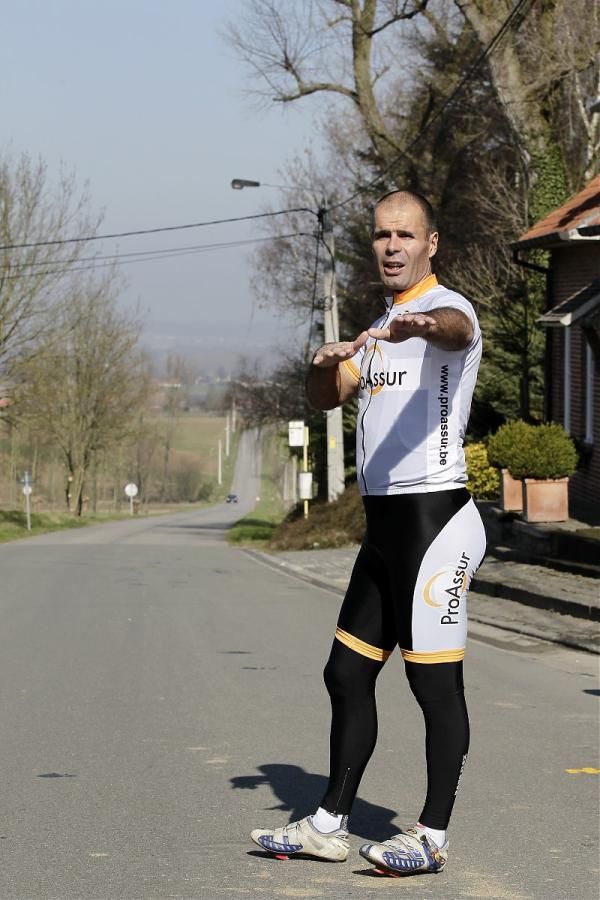 Making his point: Peter Van Petegem