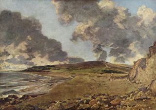 "Weymouth Bay," an 1816 painting by John Constable, is typical of the non-erotic art chosen for the experiment.