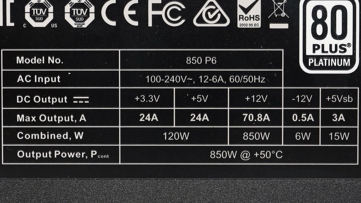 EVGA 850 P6