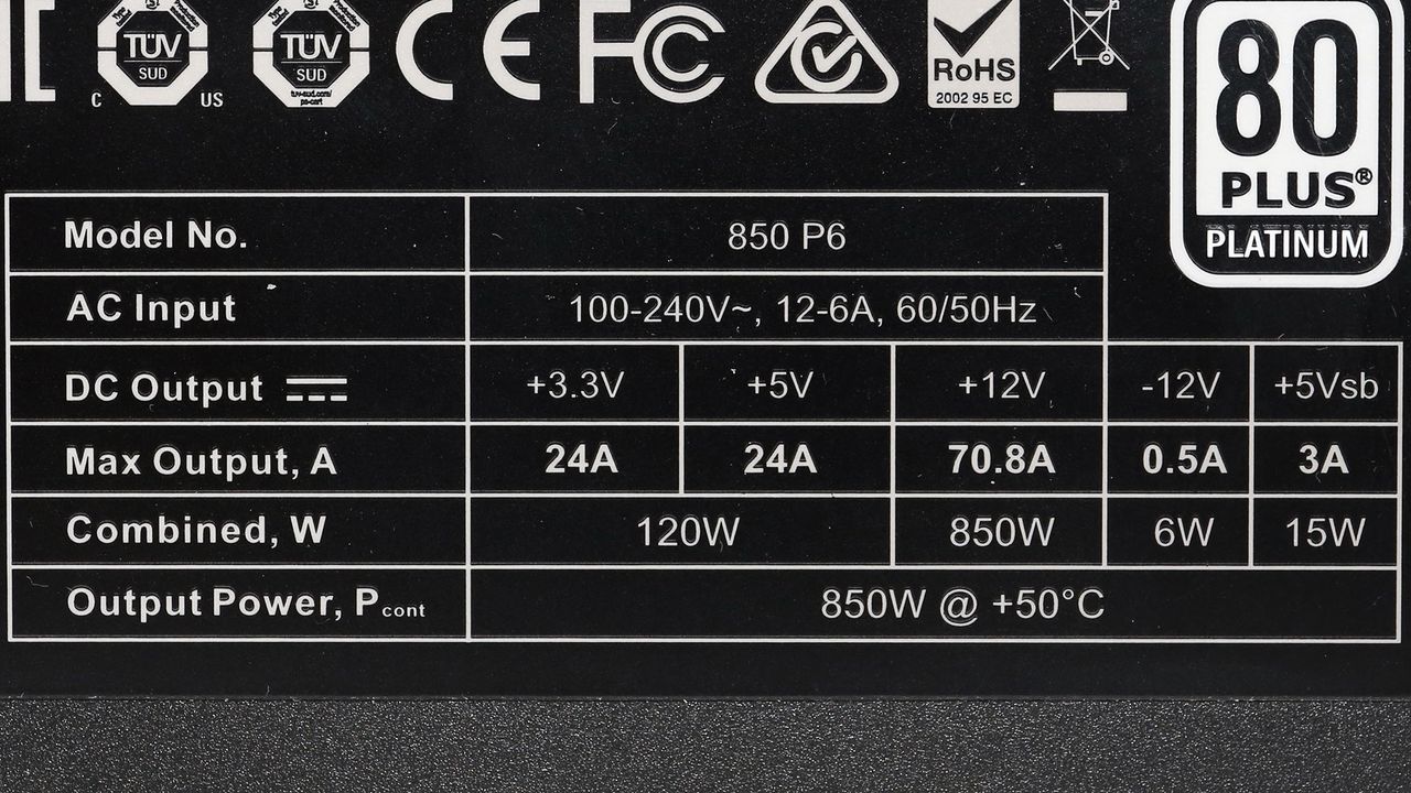 EVGA 850 P6