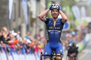 The victory sinks in for Julien Vermote (Etixx-QuickStep)