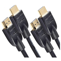 Amazon Basics Premium High-Speed 18-Gbps HDMI cables (6 ft., 2-pack)