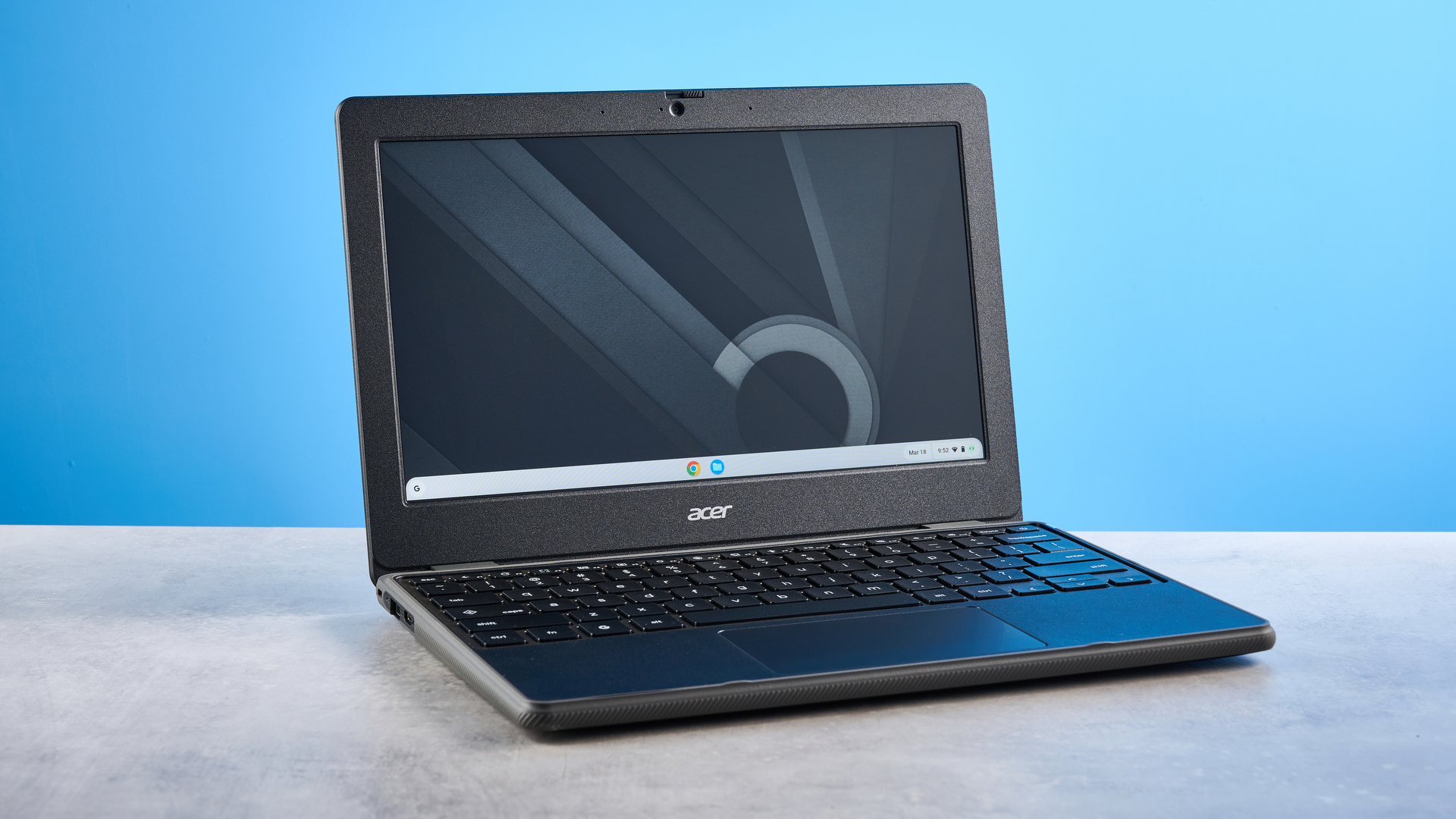 A black Acer Chromebook 311 (C725)