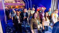 People flooding into InfoComm 2026.