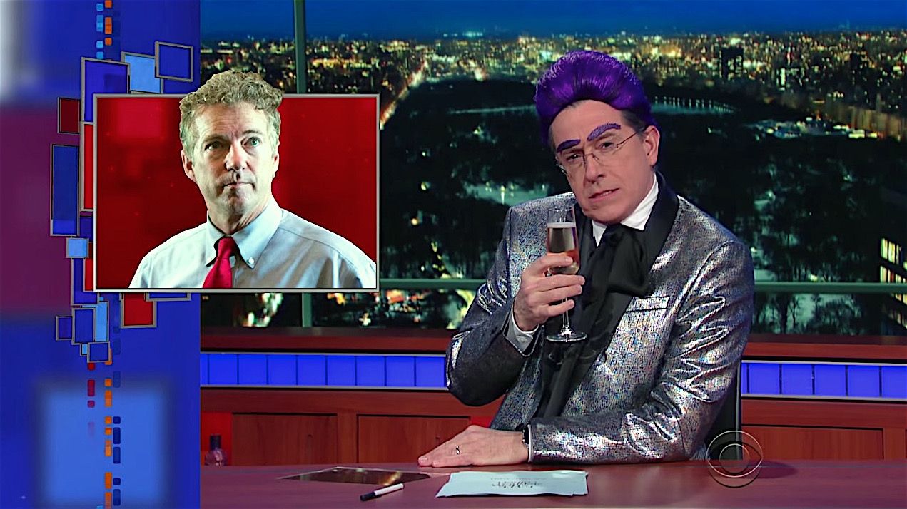 Stephen Colbert gives a Hunger Games farewell to the post-Iowa dropouts