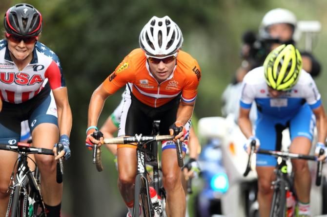Marianne Vos (Netherlands) looked comfortable and in control throughout the race