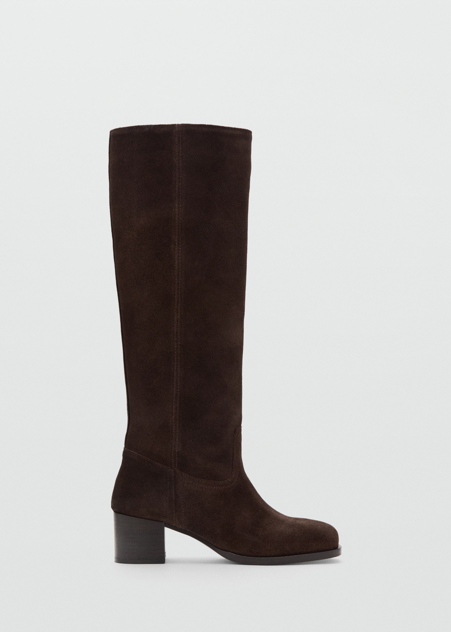 Heel Suede Boots - Women | Mango Usa