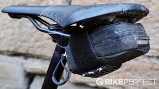 Lezyne Road Caddy saddle bag from the left side