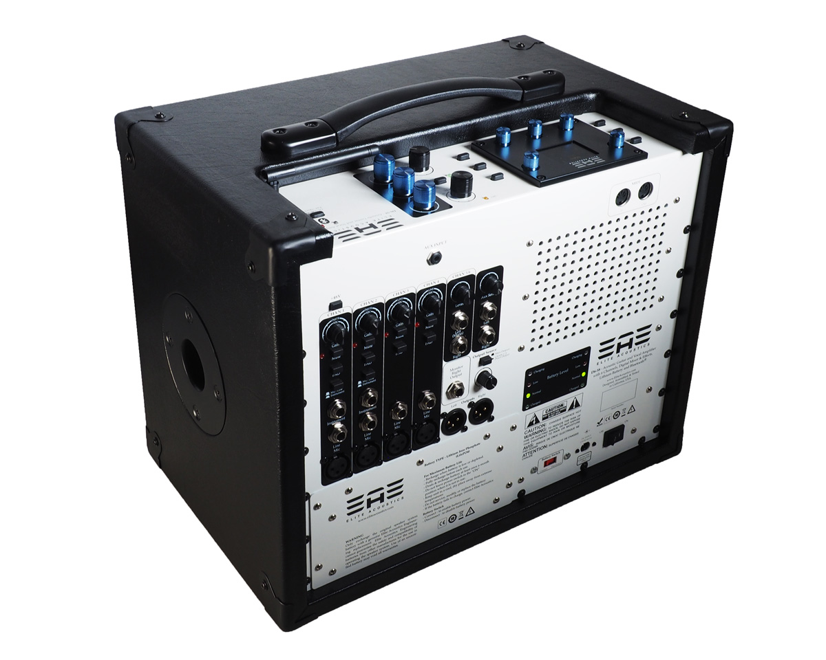 The rear of the D6-58 120 gives you an idea of just how configurable this amp is