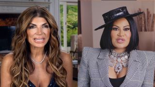 Jen Shah and Teresa Giudice in confessionals side by side.