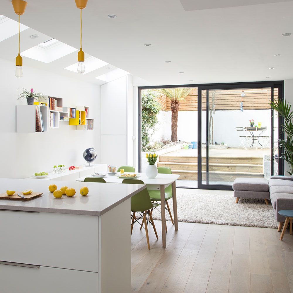 Before and after: from dark impractical layout to super-sunny kitchen ...