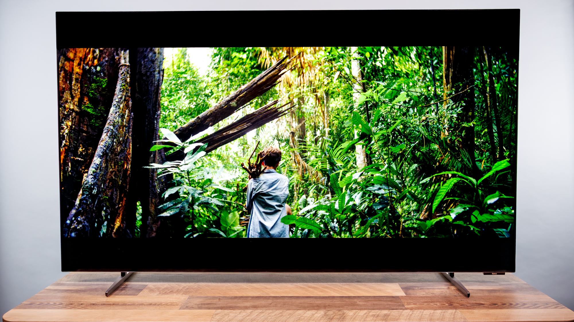 Roku Pro Series OLED TV on a desk