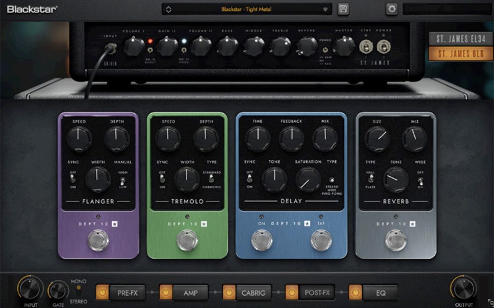 Blackstar St. James plugin