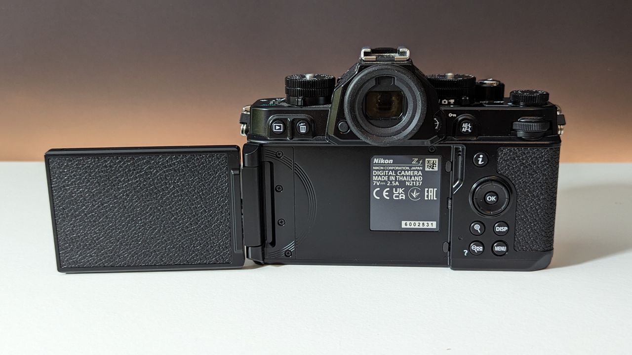 Nikon Zf rear screen swivelled