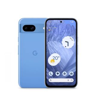 The Google Pixel 8a in Bay blue