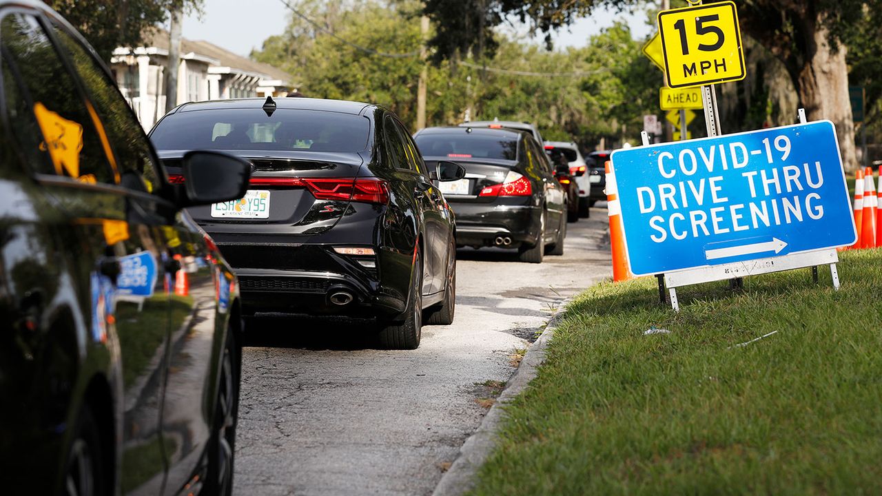 Drive-in coronavirus screening in Florida © Octavio Jones/Getty Images