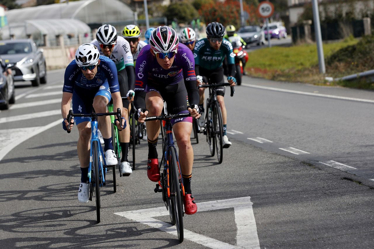 Gran Camino 2022 - 1st Edition - 1st stage Porrino - Vigo 166,4 km - 24/02/2022 - Jetse Bol (NED - Burgos - BH) - photo Luis Angel Gomez/SprintCyclingAgency&Acirc;&copy;2022
