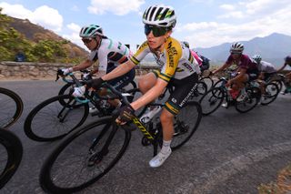 Australian road race champion Amanda Spratt (Mitchelton-Scott) on stage 6 of the 2020 Giro Rosa