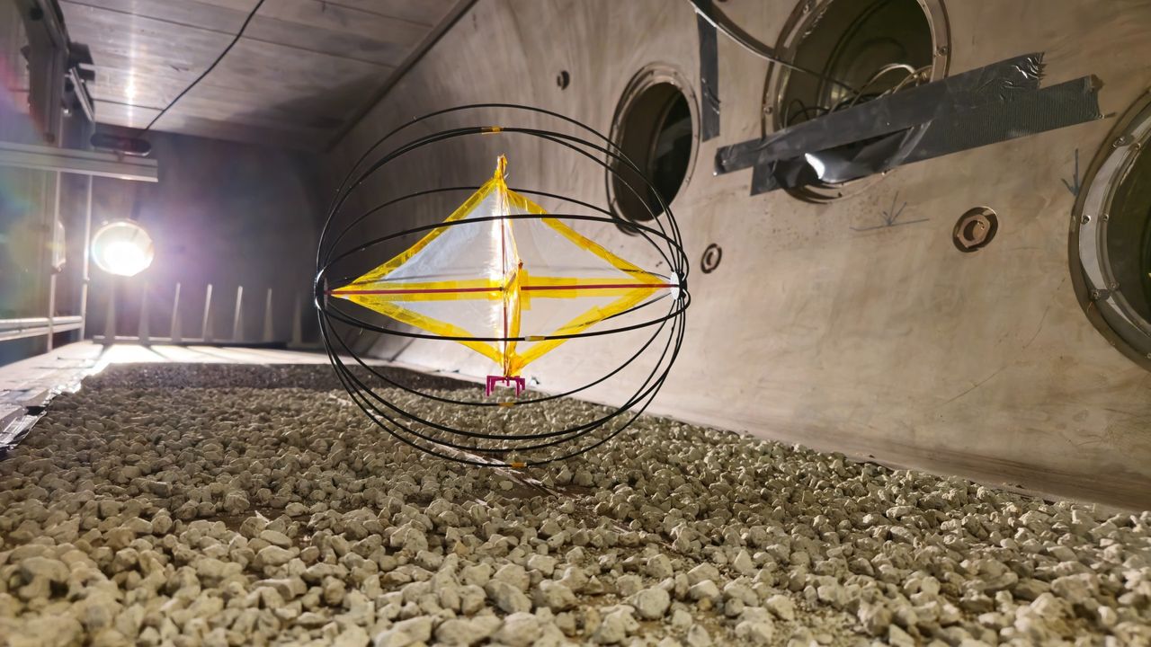 Tumbleweed-inspired Mars rovers could be blown across the Red Planet
