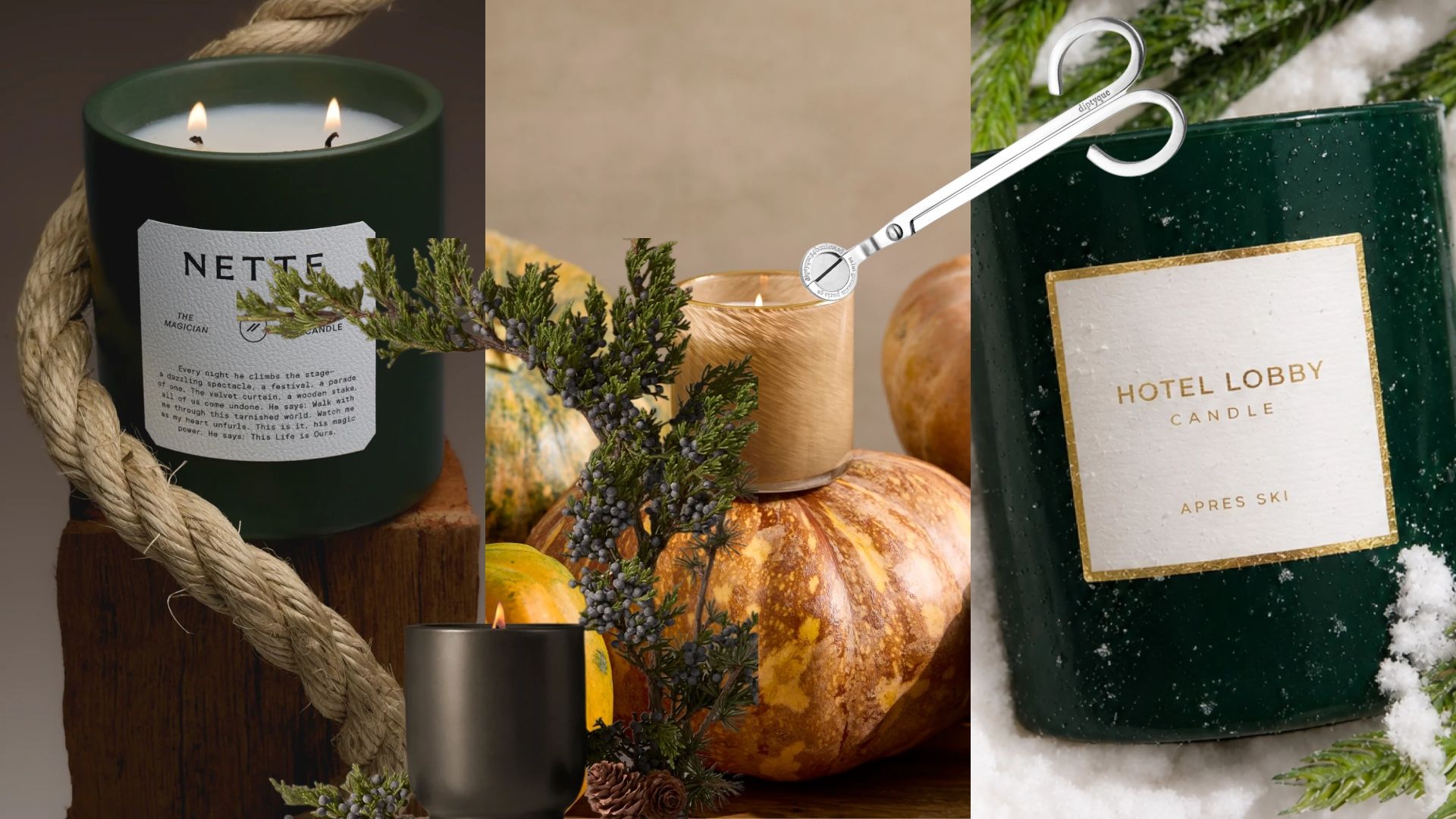 This winter scent balances gingerbread warmth with ski slope air