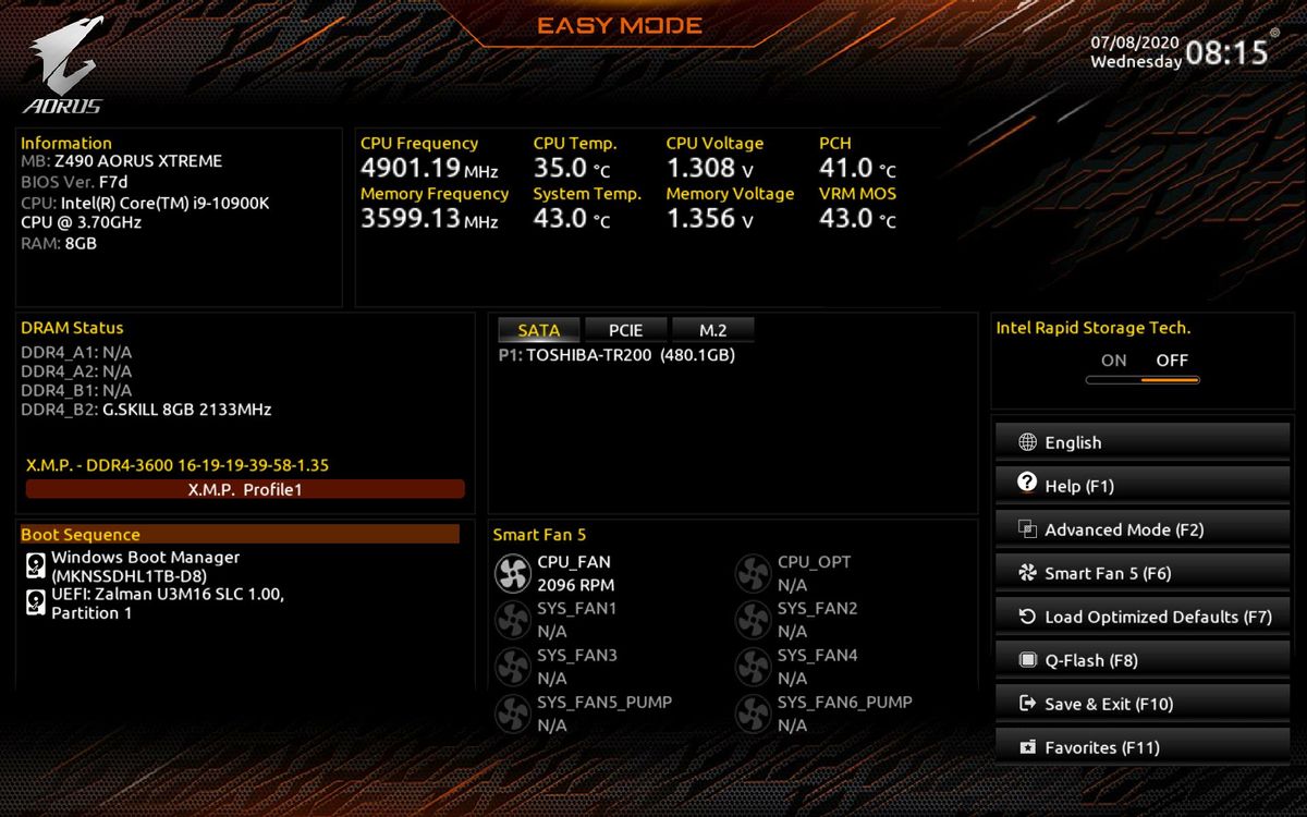 Gigabyte Z490 Aorus Extreme