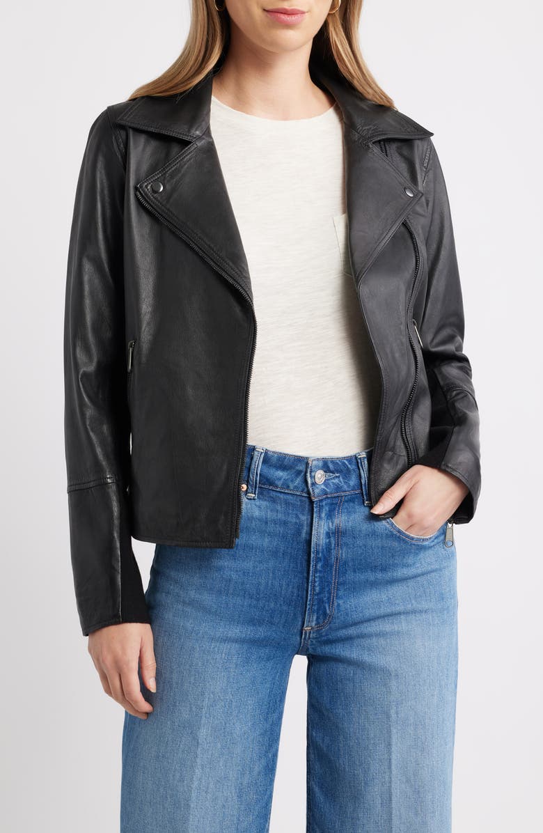 Leather Moto Jacket