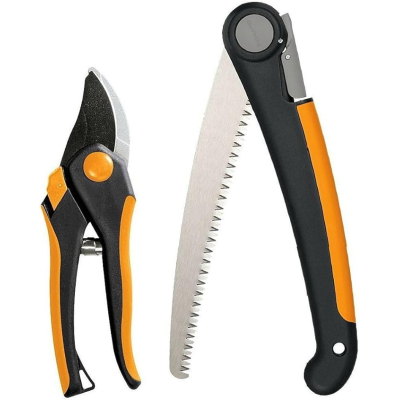Fiskars Folding Saw and Pruner Set