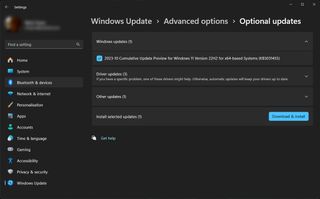 Windows Update KB5031455