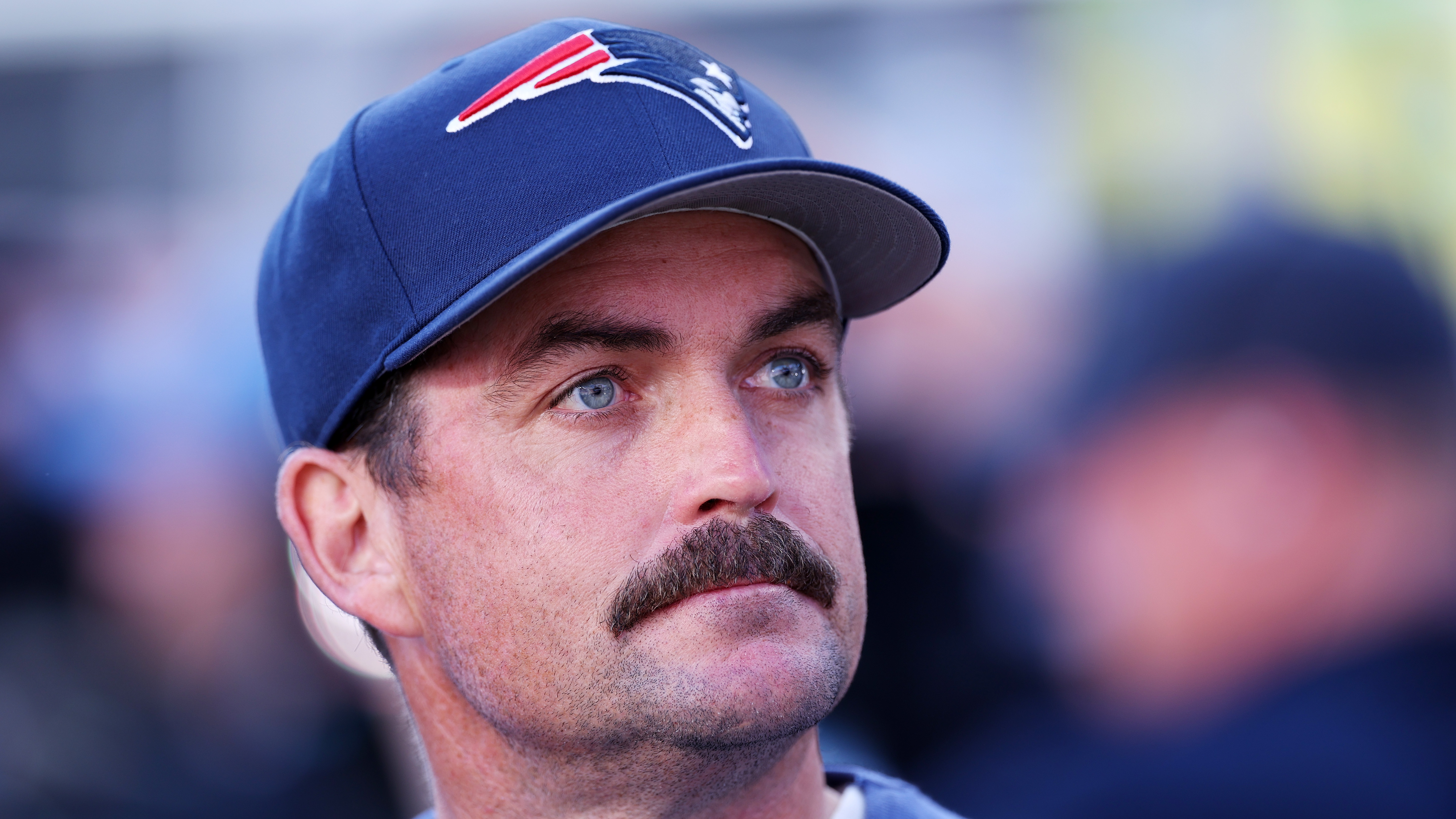 Professional golfer Keegan Bradley looks on prior to the start of Super Bowl LX between the Seattle Seahawks and the New England Patriots at Levi's Stadium on February 08, 2026 in Santa Clara, California.