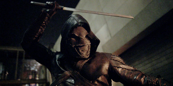 Arrow Season 5 Prometheus swings sword