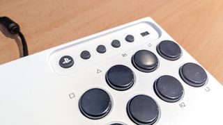 Hori Fighting Stick Mini close up photo of buttons