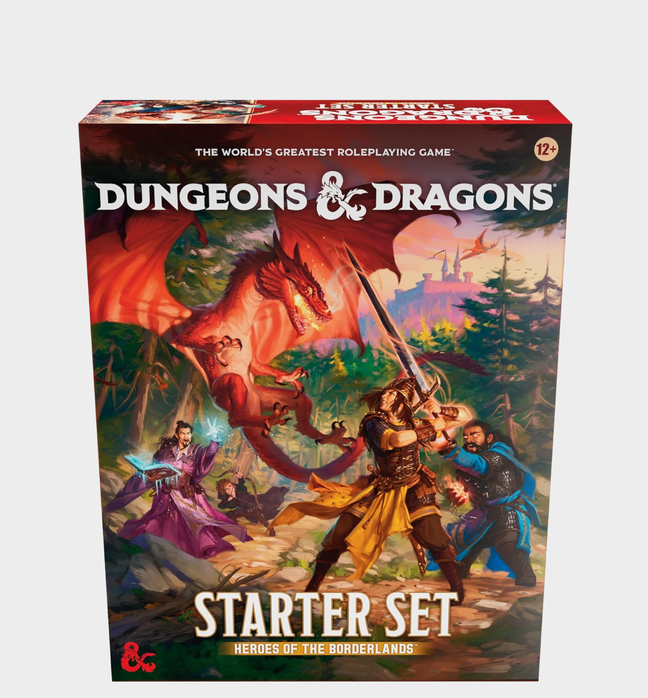 Dungeons &amp;amp; Dragons Starter Set box on a plain background