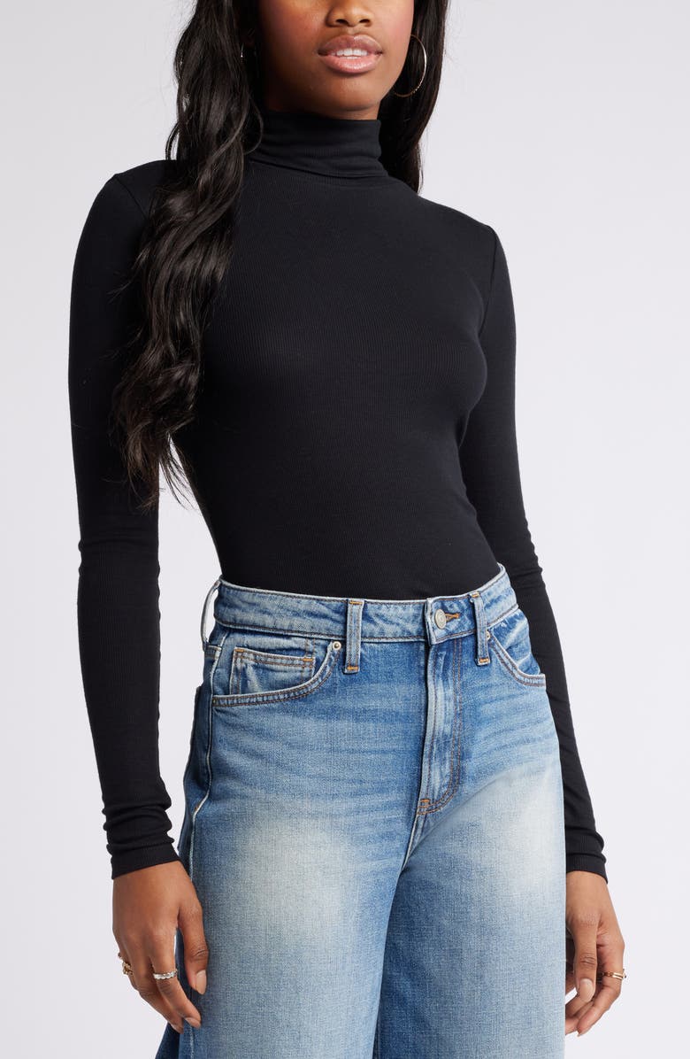 Turtleneck Rib Top