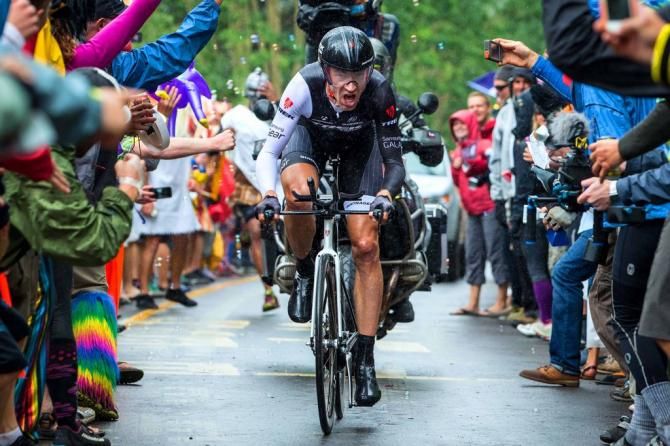 Jens Voigt (Trek) during his last ever time trial