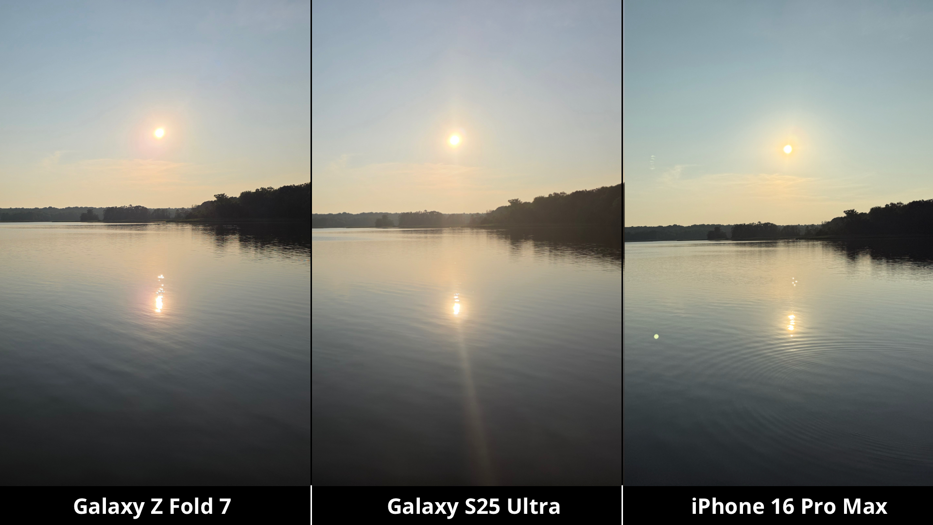 سامسونگ Galaxy Z Fold 7 در مقابل Galaxy S25 Ultra Vs. دوربین آیفون 16 Pro Max