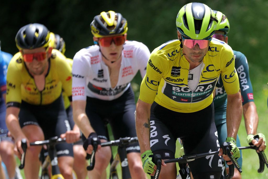 Primoz Roglic took overall victory at the Criterium du Dauphine