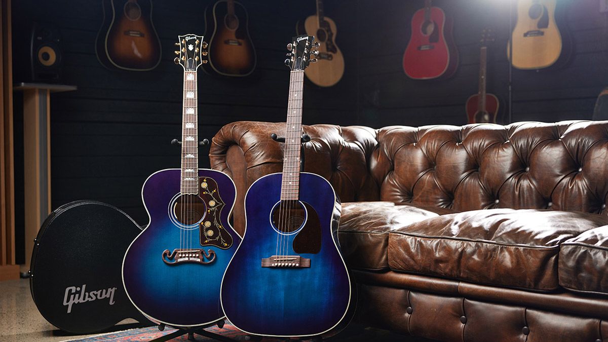 Gibson SJ-200 Blueberry Burst