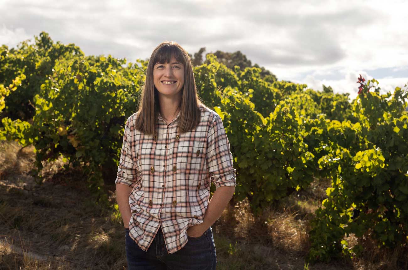 Renae Hirsch, winemaker at Willunga 100