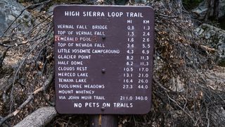 what is a trailhead: High Sierra Loop trailhead