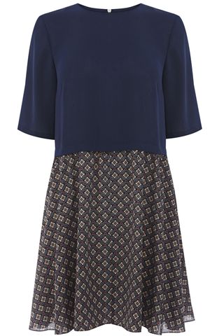 Warehouse Geo Skirt Swing Dress, Was £50, Now £25