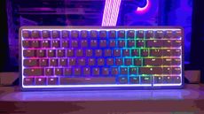 Up close shot of the NZXT Function Elite MiniTKL Keyboard