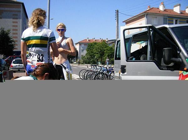 Getting ready for the Trophee d'Or.